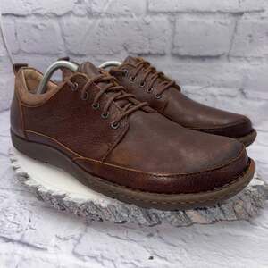 Born Nigel Tie Brown Leather Oxford Shoes Mens 11 M Comfort Lace Up H50506